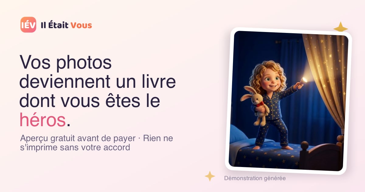 Il Était Vous, livres illustrés personnalisés